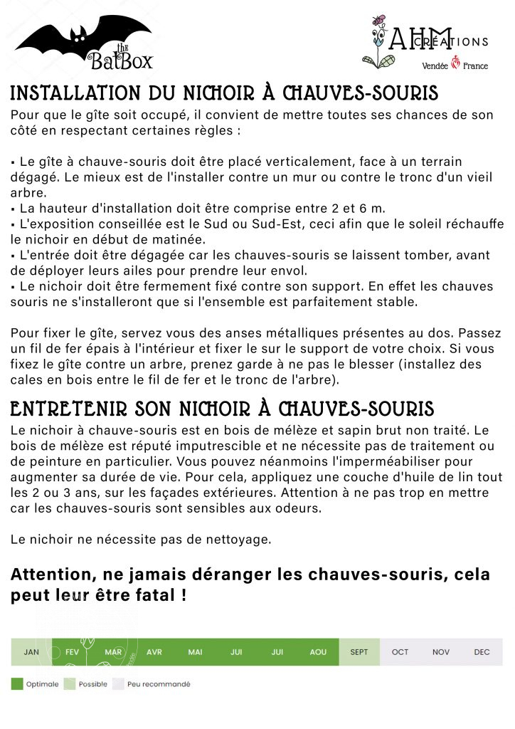 The BatBox - Guide Installation du Nichoir á Chauve-Souris