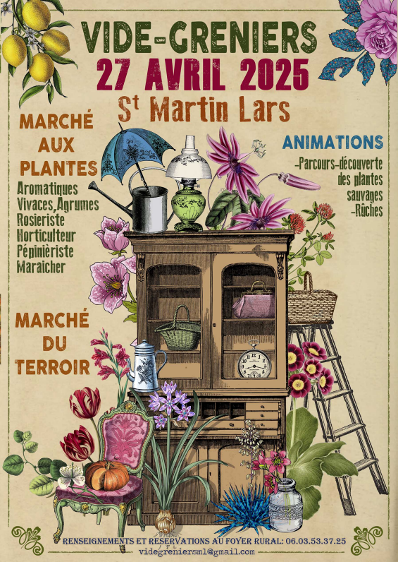 St Martin Lars | Marche aux Plantes | Dimanche 27 Avril 2025 | Vendée