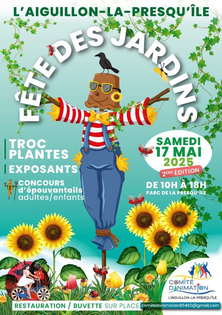 Aiguillon la Presqu'île • 2eme Fête des Jardins • Samedi 17 Mai 2025