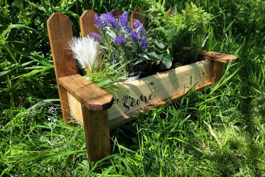 Jardiniere Banc • © AHM Créations