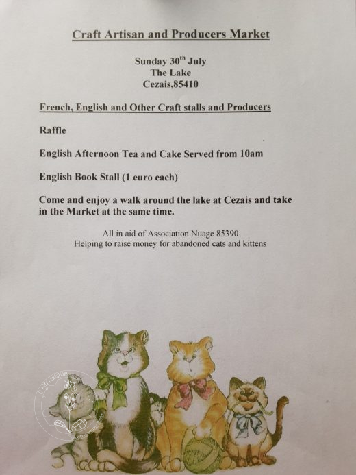 Foire Artisanale Pour Artisans et Producteurs - Le Lac, Cezais, 85410 - Dimanche 30 Juillet