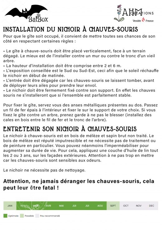 The BatBox - Guide Installation du Nichoir á Chauve-Souris