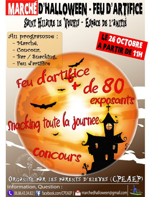 Saint-Hilaire-De-Vouhis Marché d'Halloween - 26 Octobre 2024