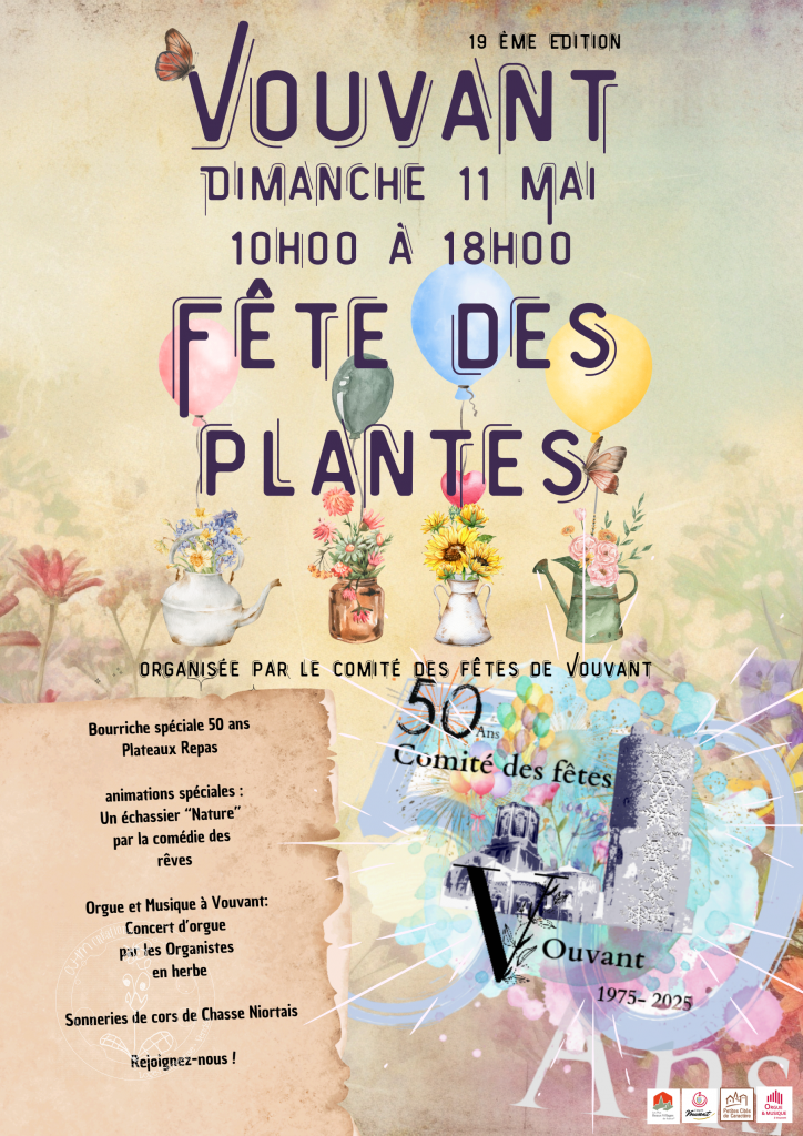 Vouvant Fête des Plantes | Dimanche 11 Mai 2025 | Vendée