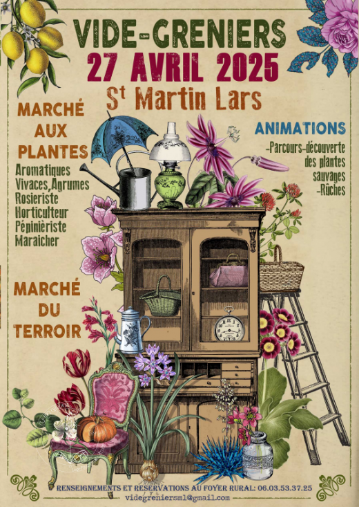 St Martin Lars | Marche aux Plantes | Dimanche 27 Avril 2025 | Vendée