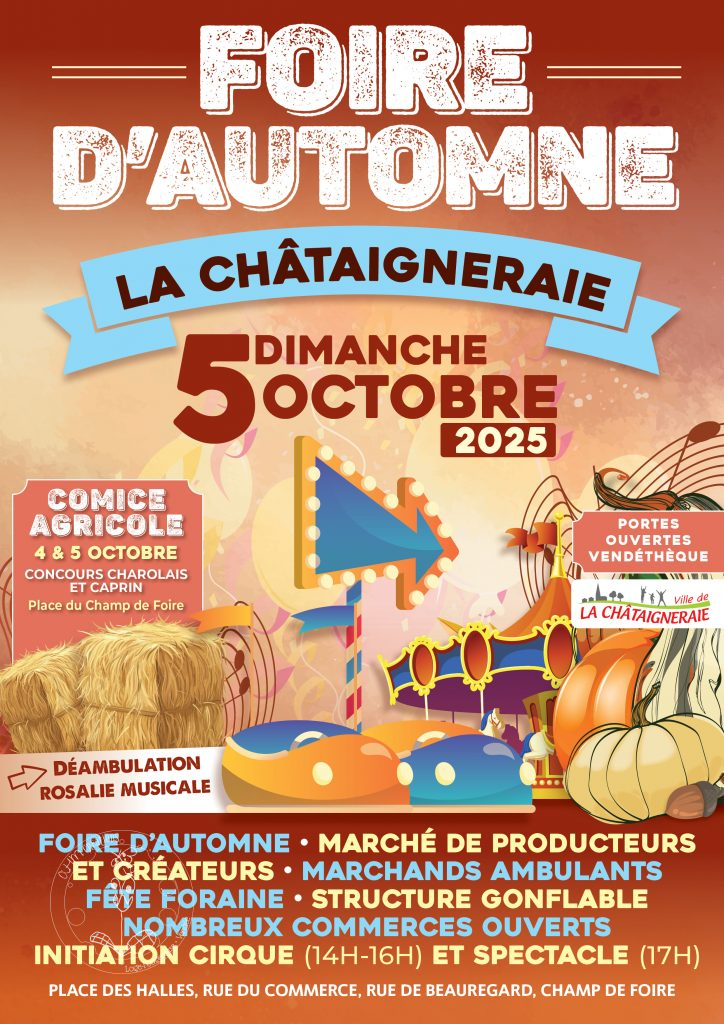 Foire d'Automne • La Chataignerie • 05 Octobre 2025