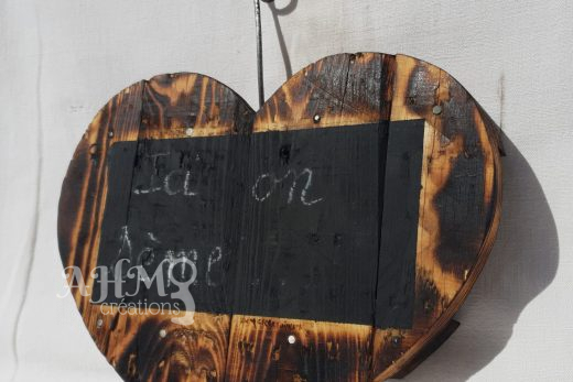 Coeur Petit Modèle Brûlé • © AHM Créations