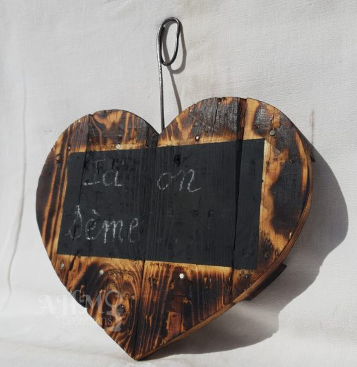 Coeur Petit Modèle Brûlé • © AHM Créations