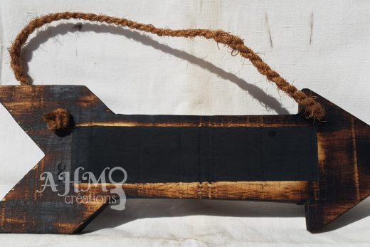 Flèche en Bois Upcycle • © AHM Créations