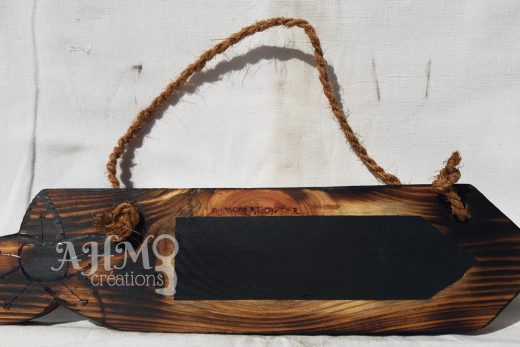 Flèche Fleur en Bois Upcycle • © AHM Créations