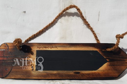 Flèche Coccinelle en Bois Upcycle • © AHM Créations