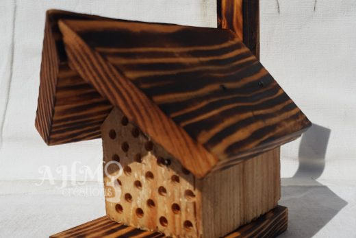 Maison Abeille Sauvage en Bois Upcycle • © AHM Créations